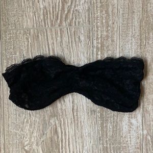 •Free People• Black Strappy Bandeau